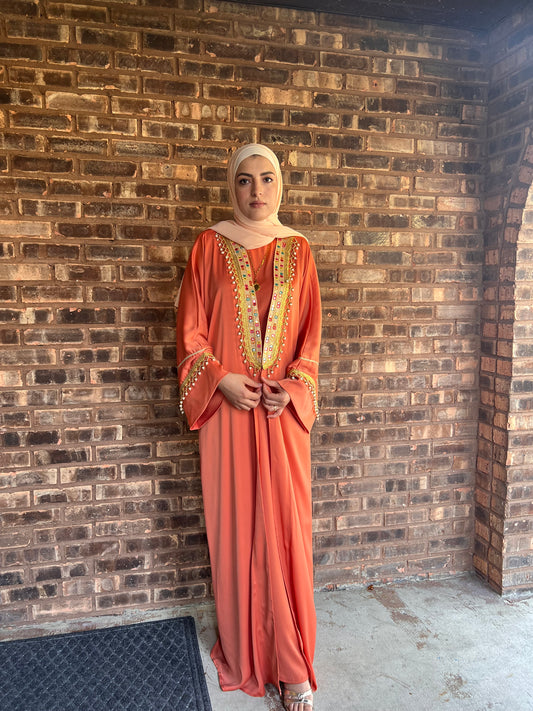 Elegance abaya three pieces