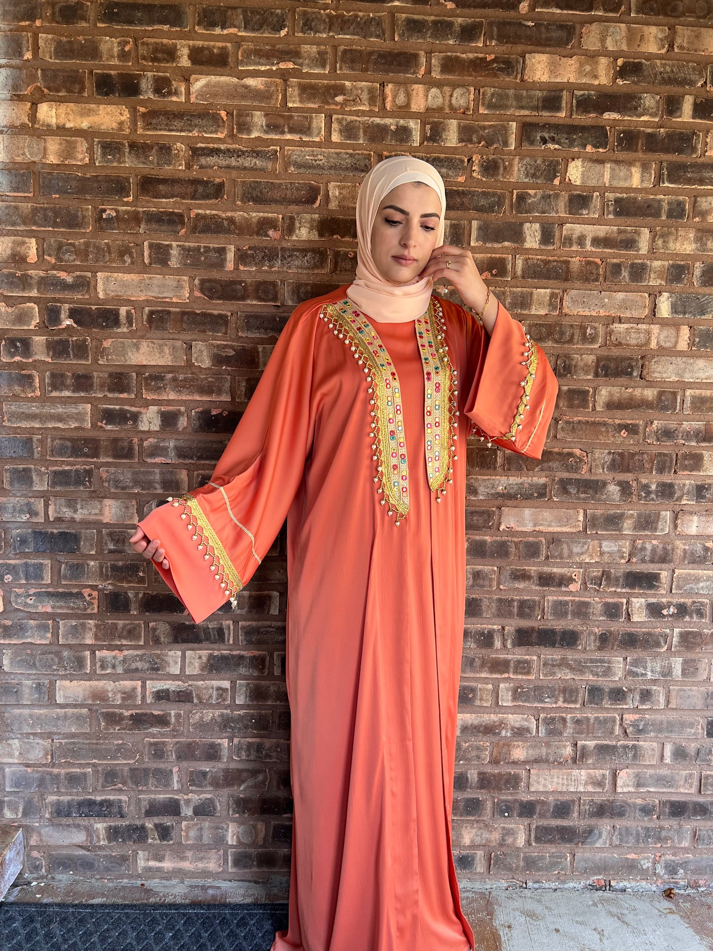 Elegance abaya three pieces