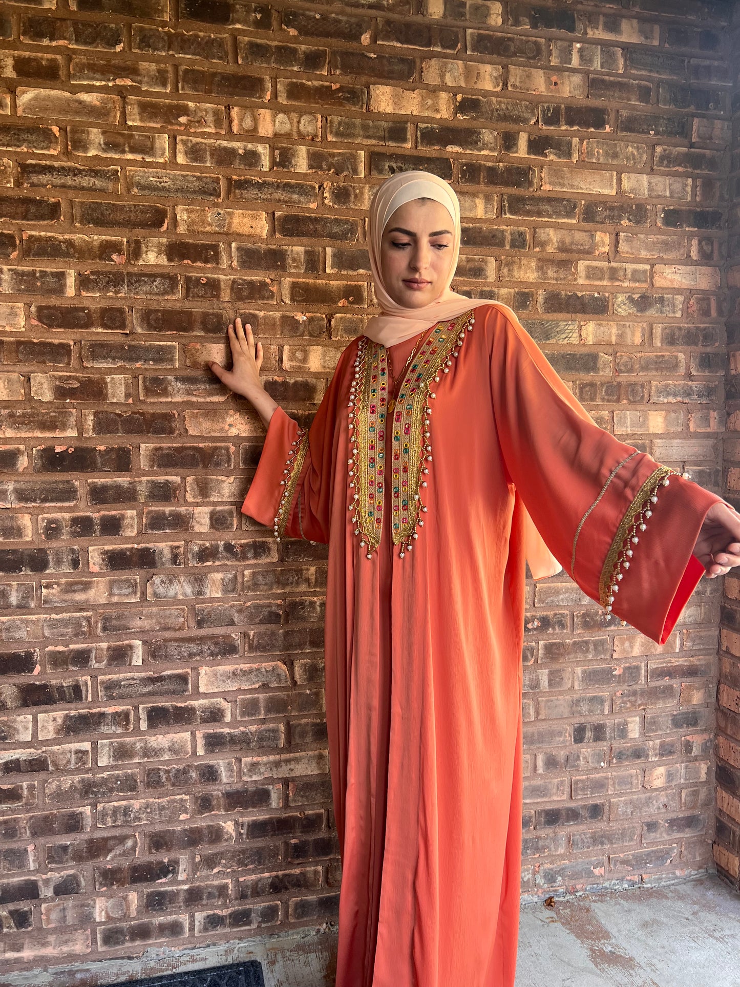 Elegance abaya three pieces