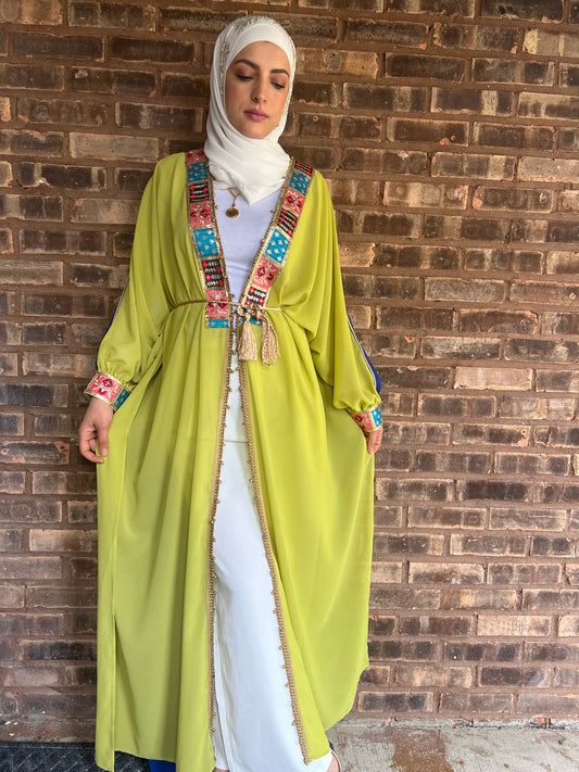 Chic Olive abaya